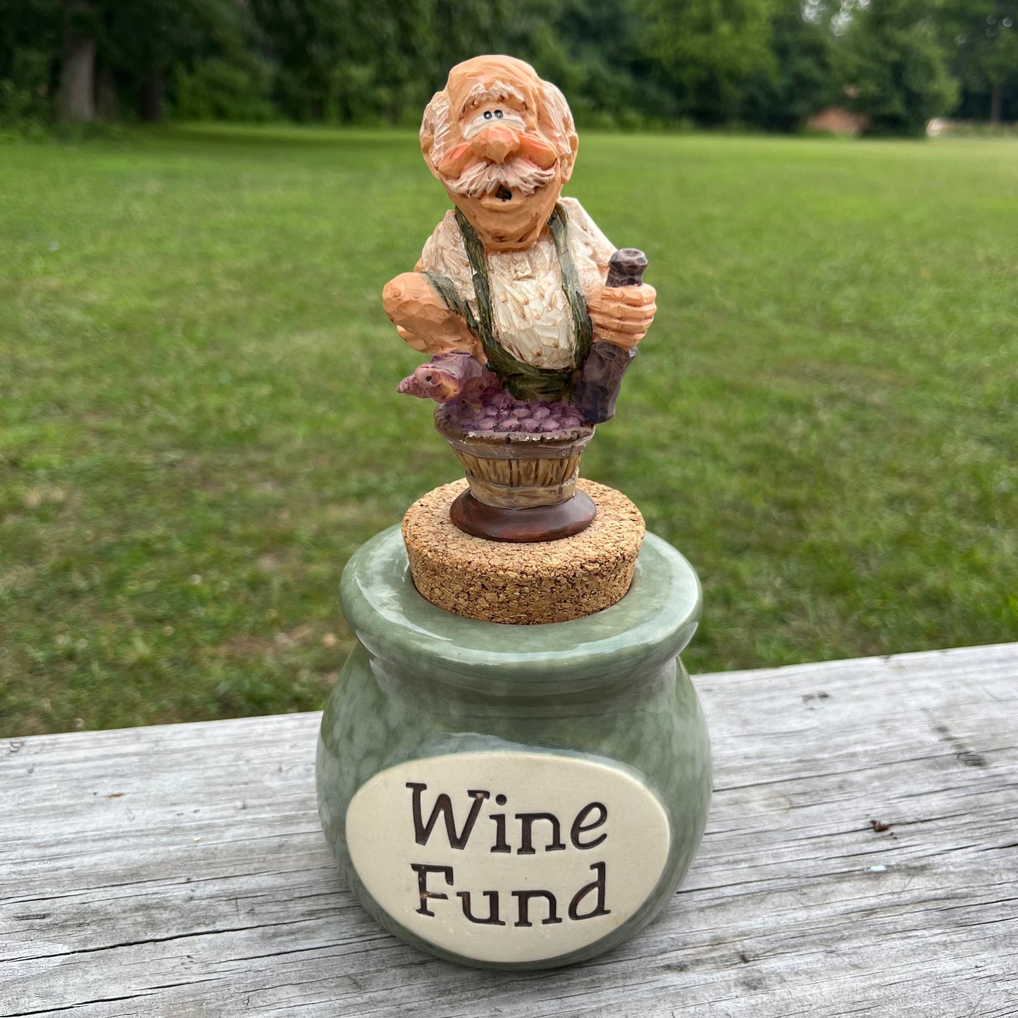 90s "Wine fund” stash jar.