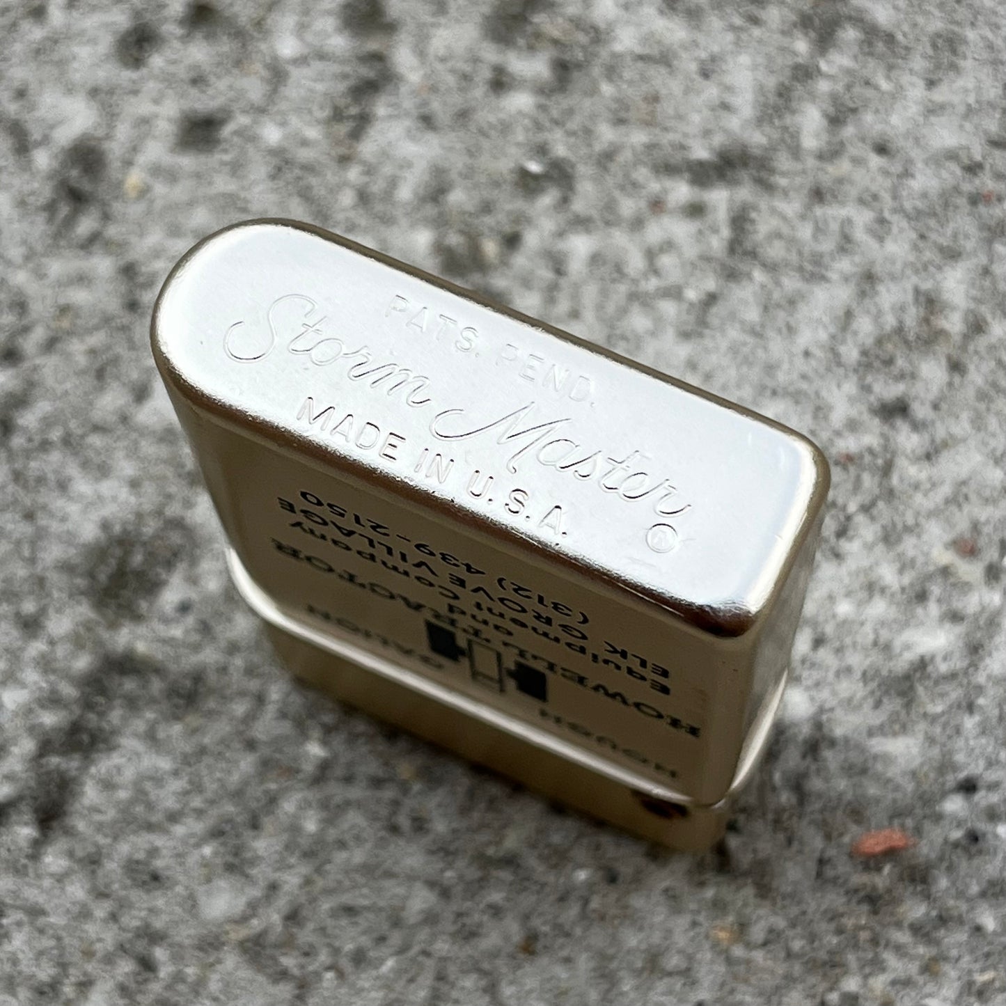 Vintage Storm master flip lighter.