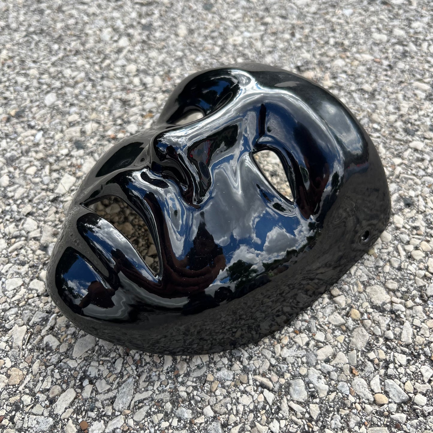 Vintage ceramic drama mask.