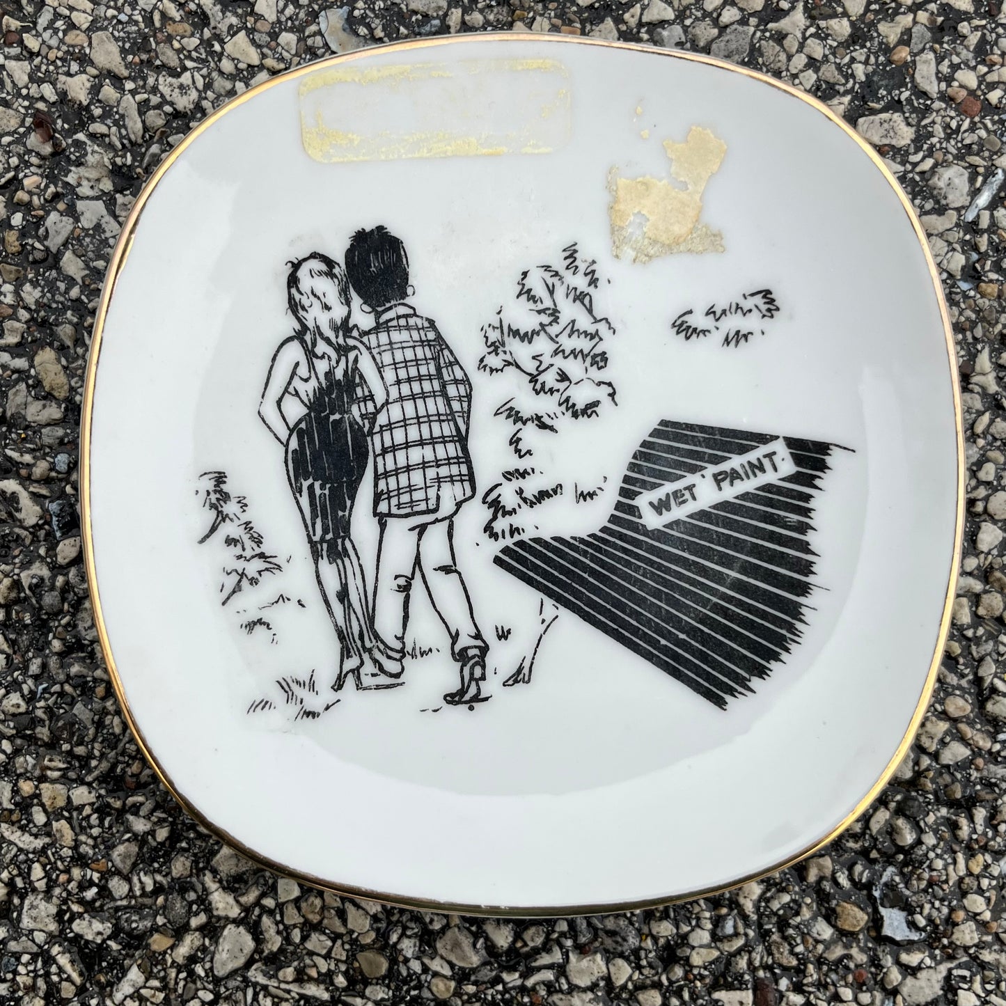 1950s Novelty souvenir dish.