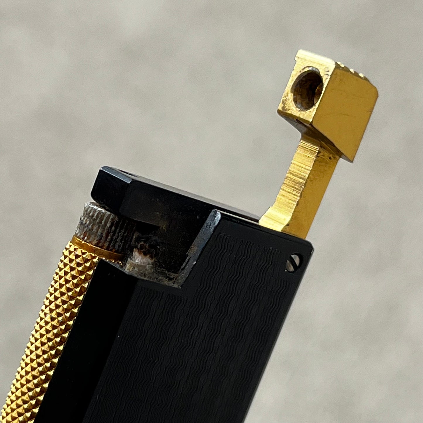 1950s Penguin Cygnus clock lighter.
