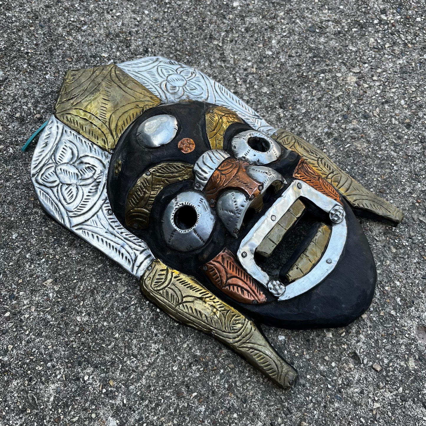 Vintage Tibetan Mahakala mask.