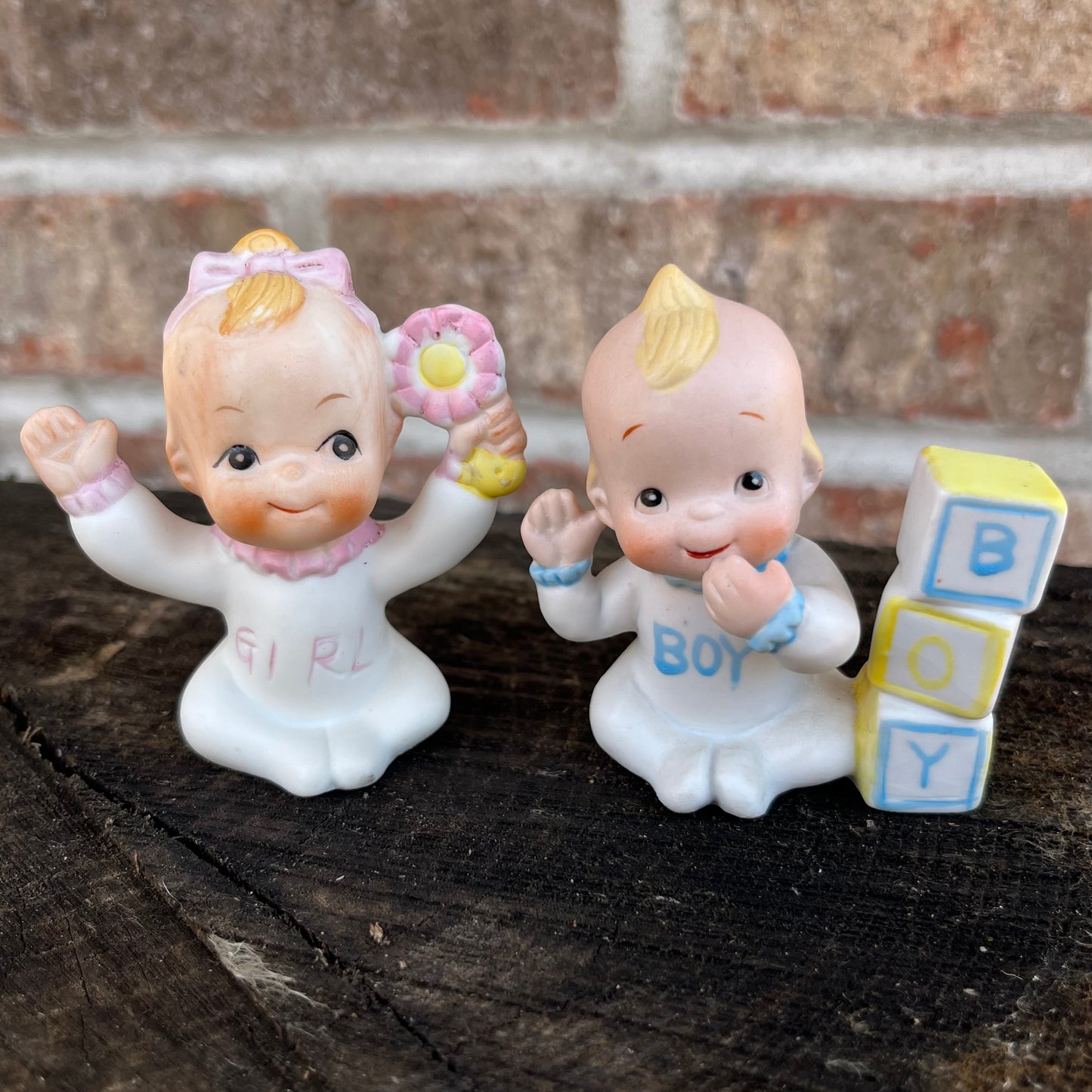 Vintage Kewpie baby set.