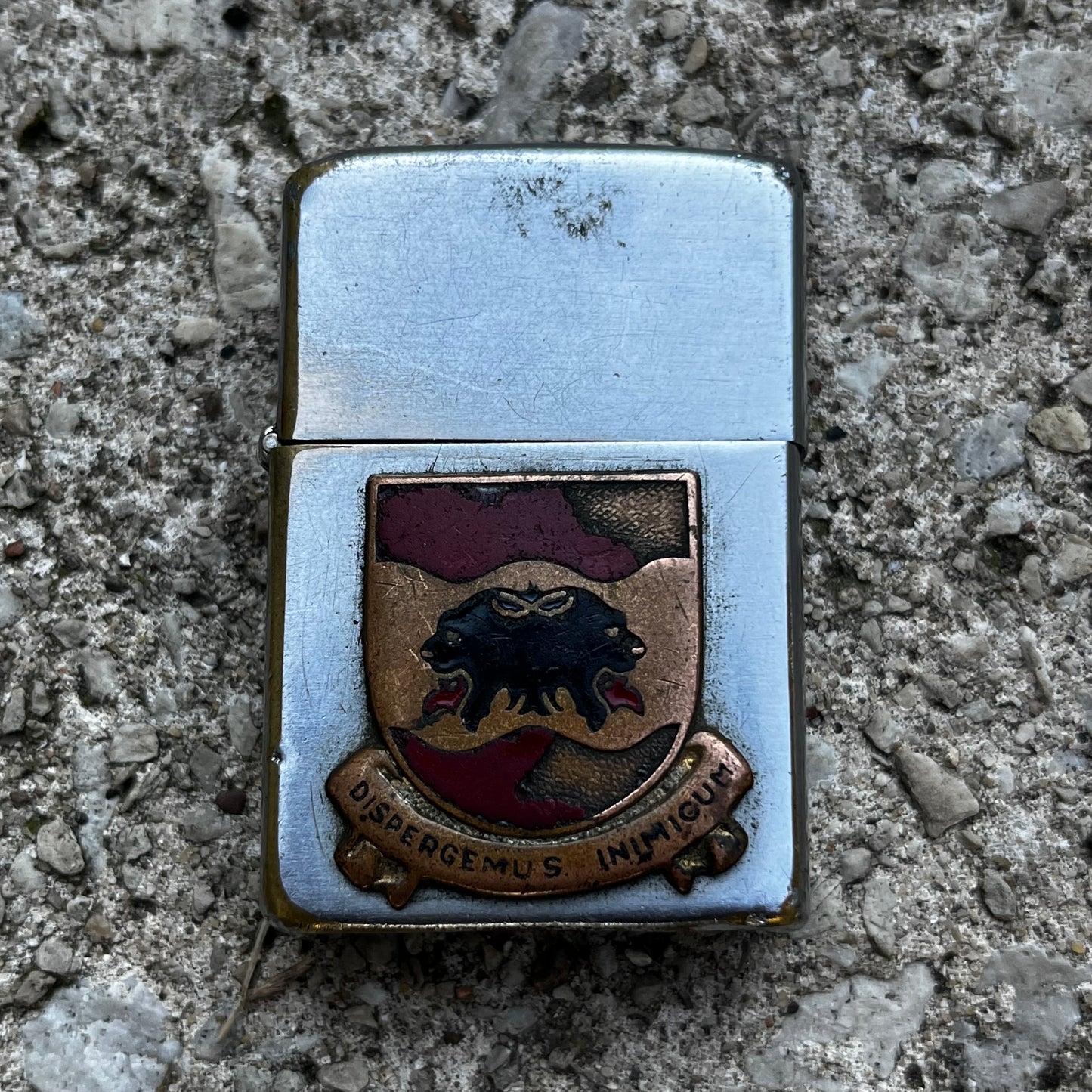 1960s “Dispergemus Inimigum” Military Zippo.