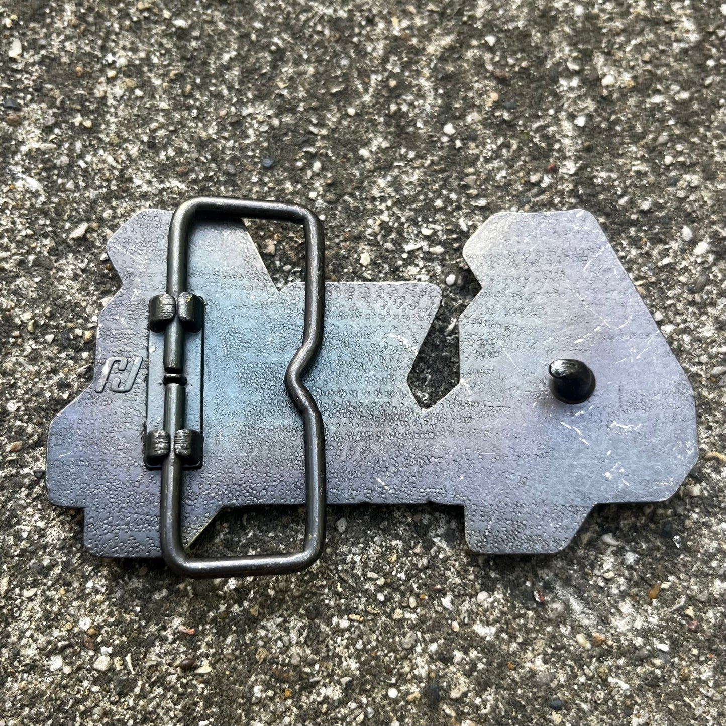 Vintage 4x4 belt buckle.