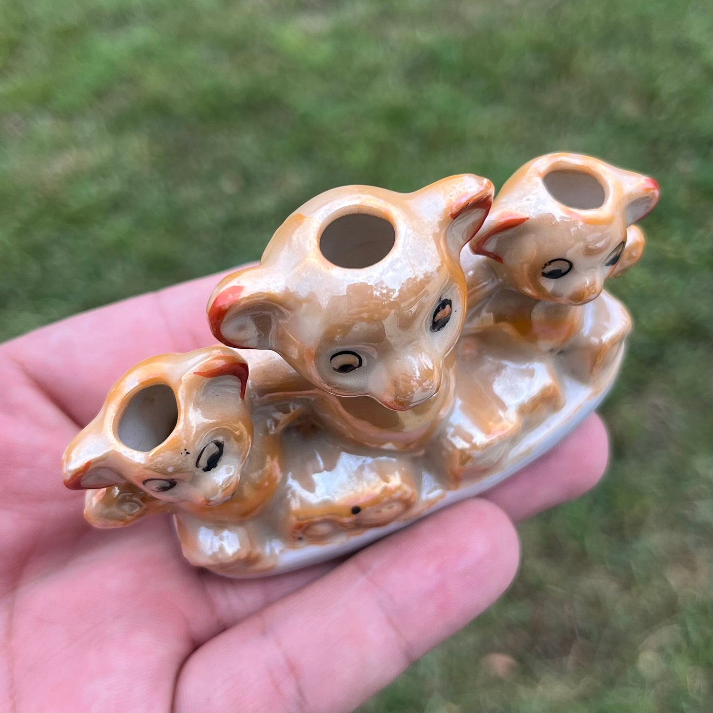 1940s Teddy bear cigarette holder.