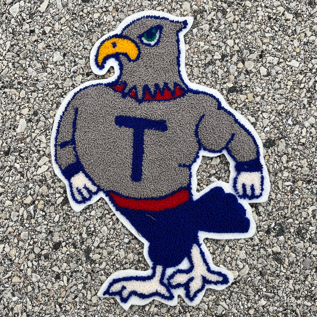 1960s Tough T-Bird patch. (Green eyes)