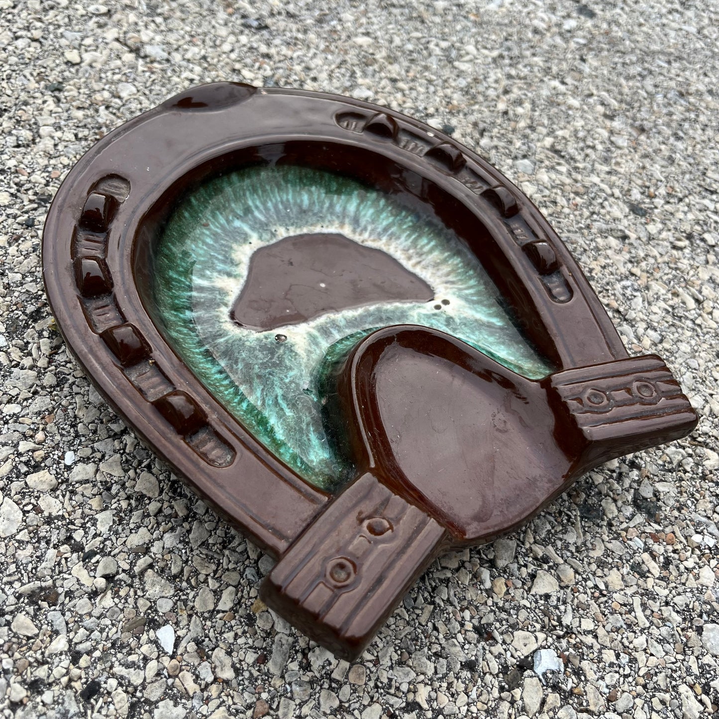 1950s Horseshoe ashtray.