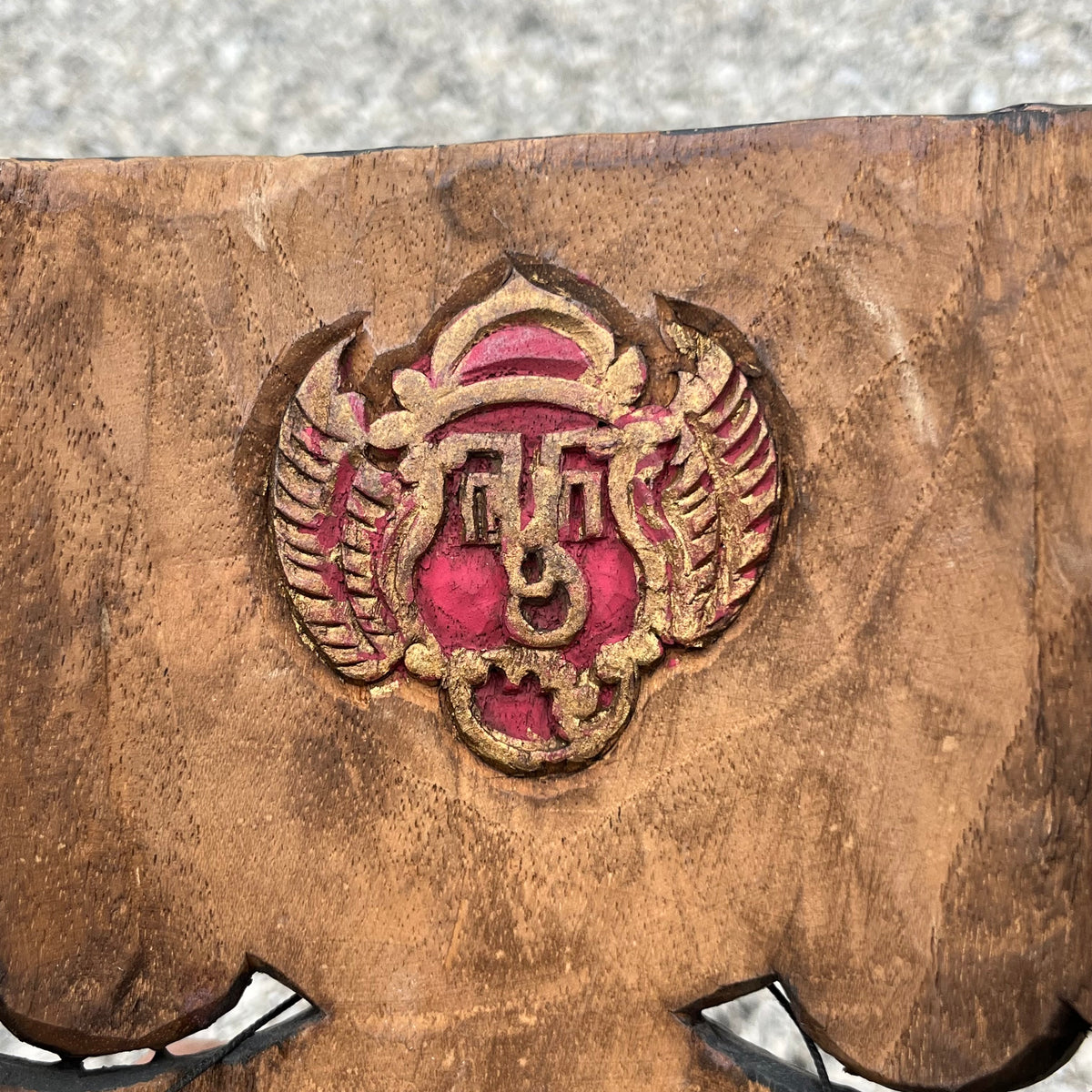 Vintage Javanese dance mask.