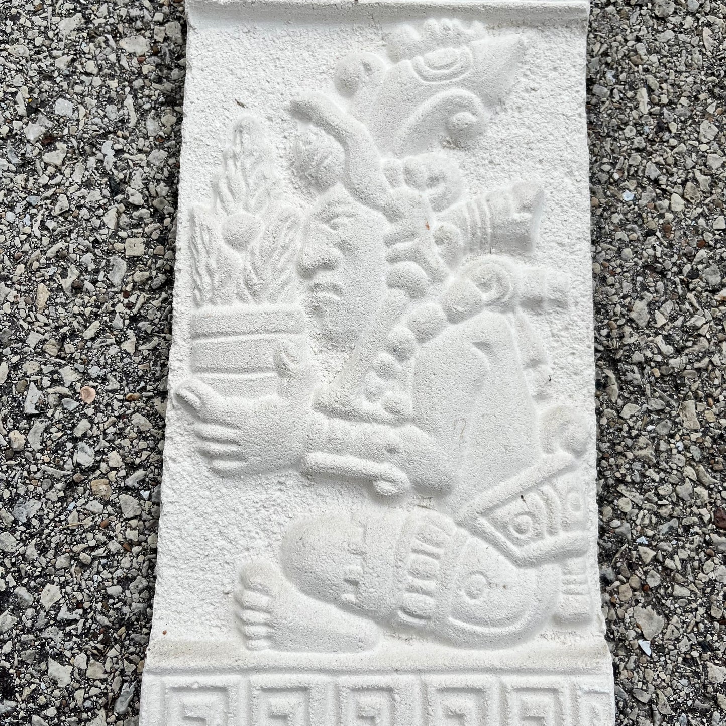 90s “King Pakal” souvenir plaque.