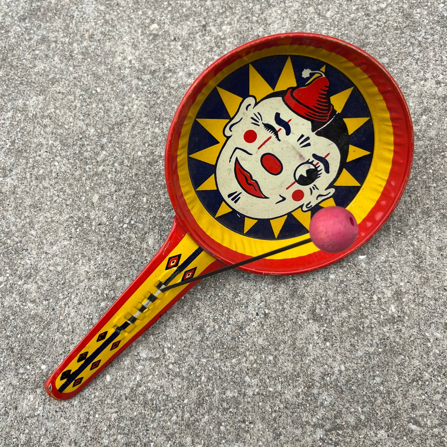 Antique circus clown noise maker