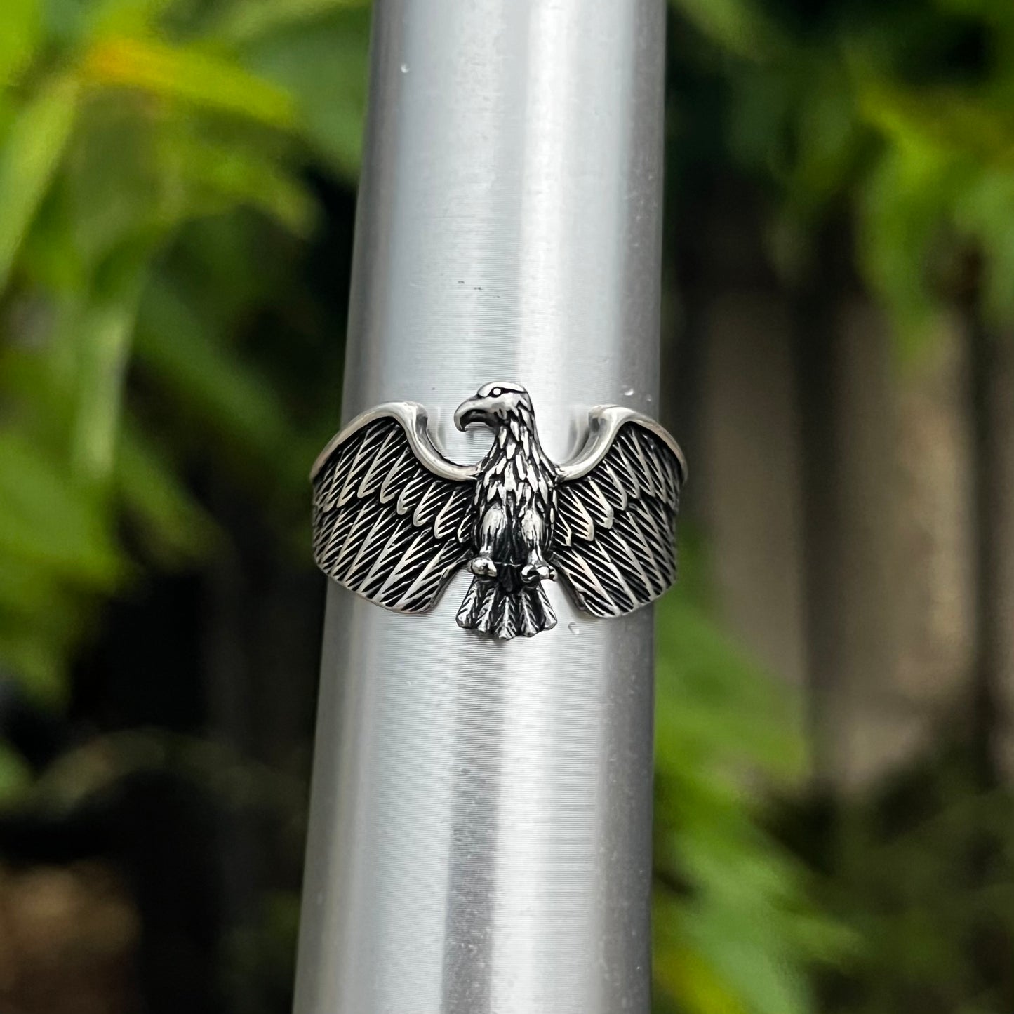 Vintage Sterling eagle ring. Size 12.75.