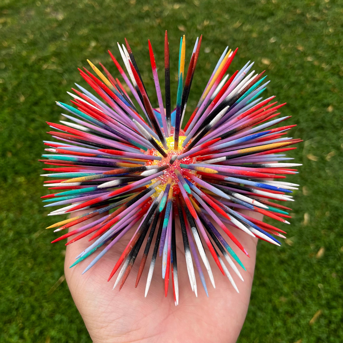 90s hand crafted Oaxacan porcupine Alebrije.