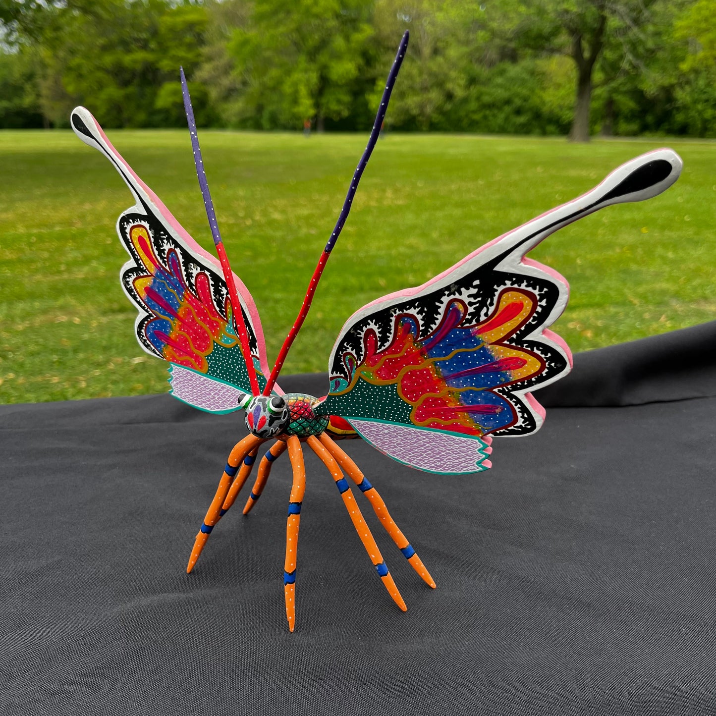 90s Hand crafted Oaxacan butterfly Alebrije.