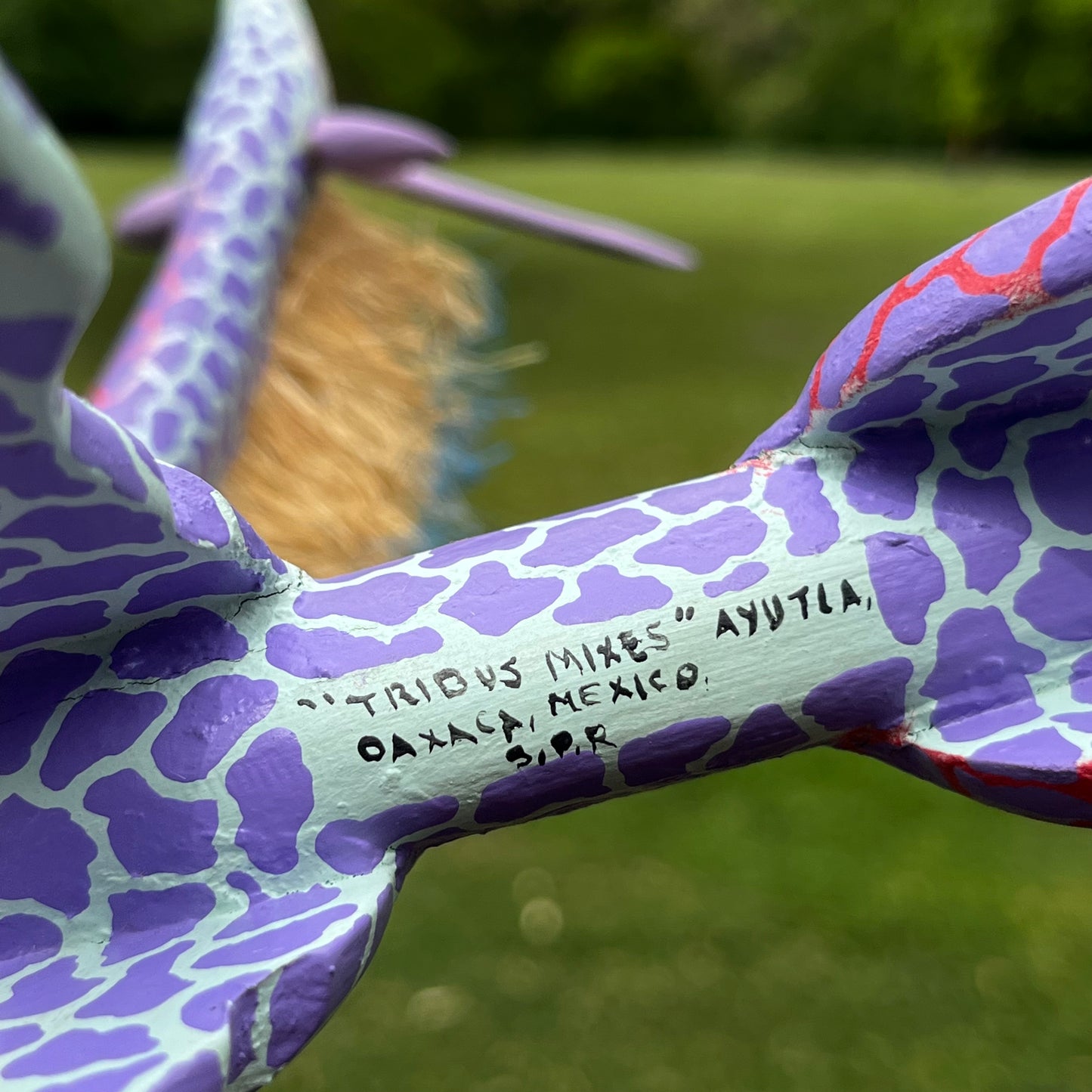 90s hand crafted Oaxacan giraffe Alebrije.