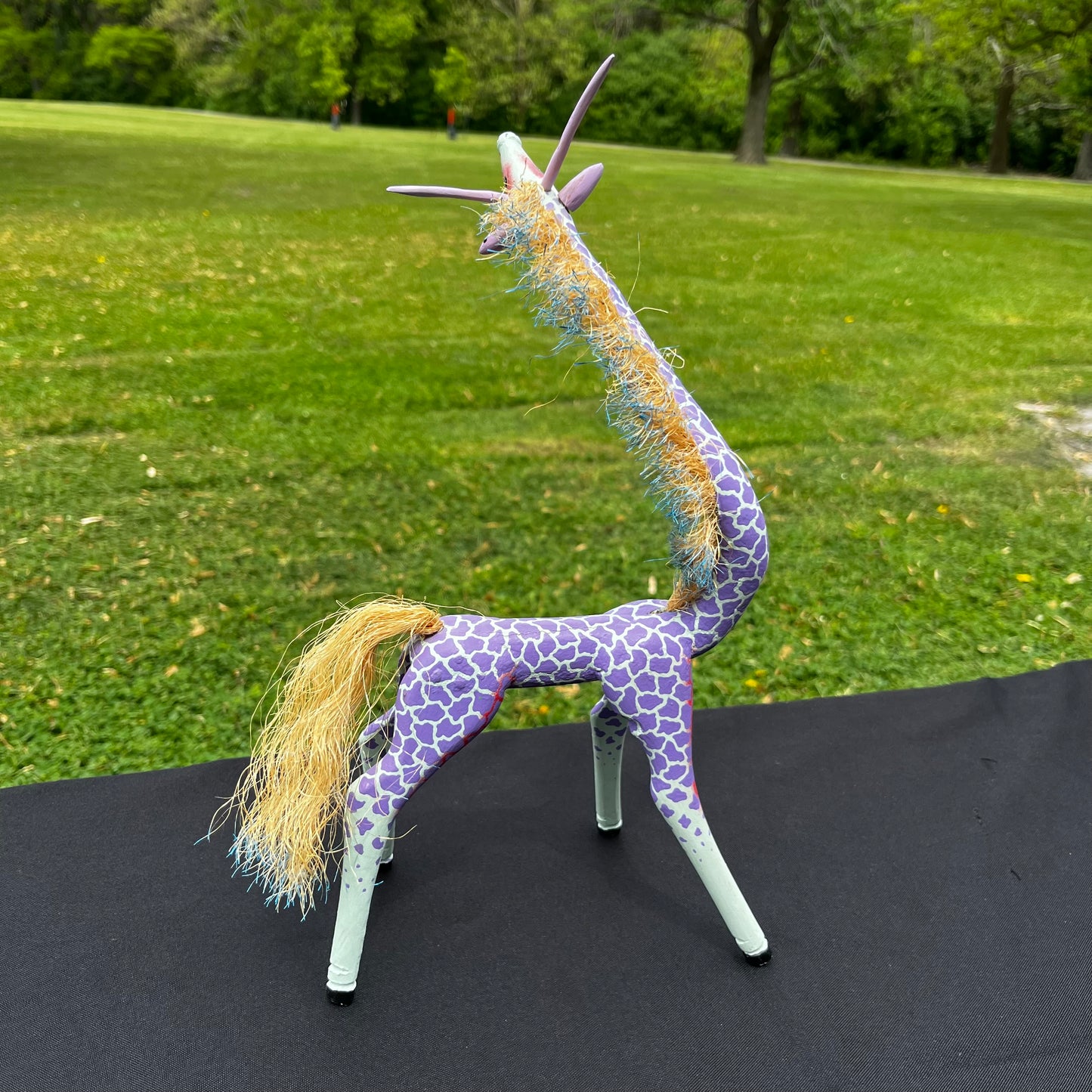 90s hand crafted Oaxacan giraffe Alebrije.
