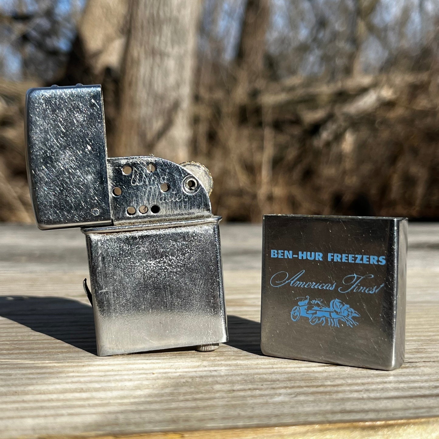 Vintage Ben-Hur Freezer Lighter by Wind Master.