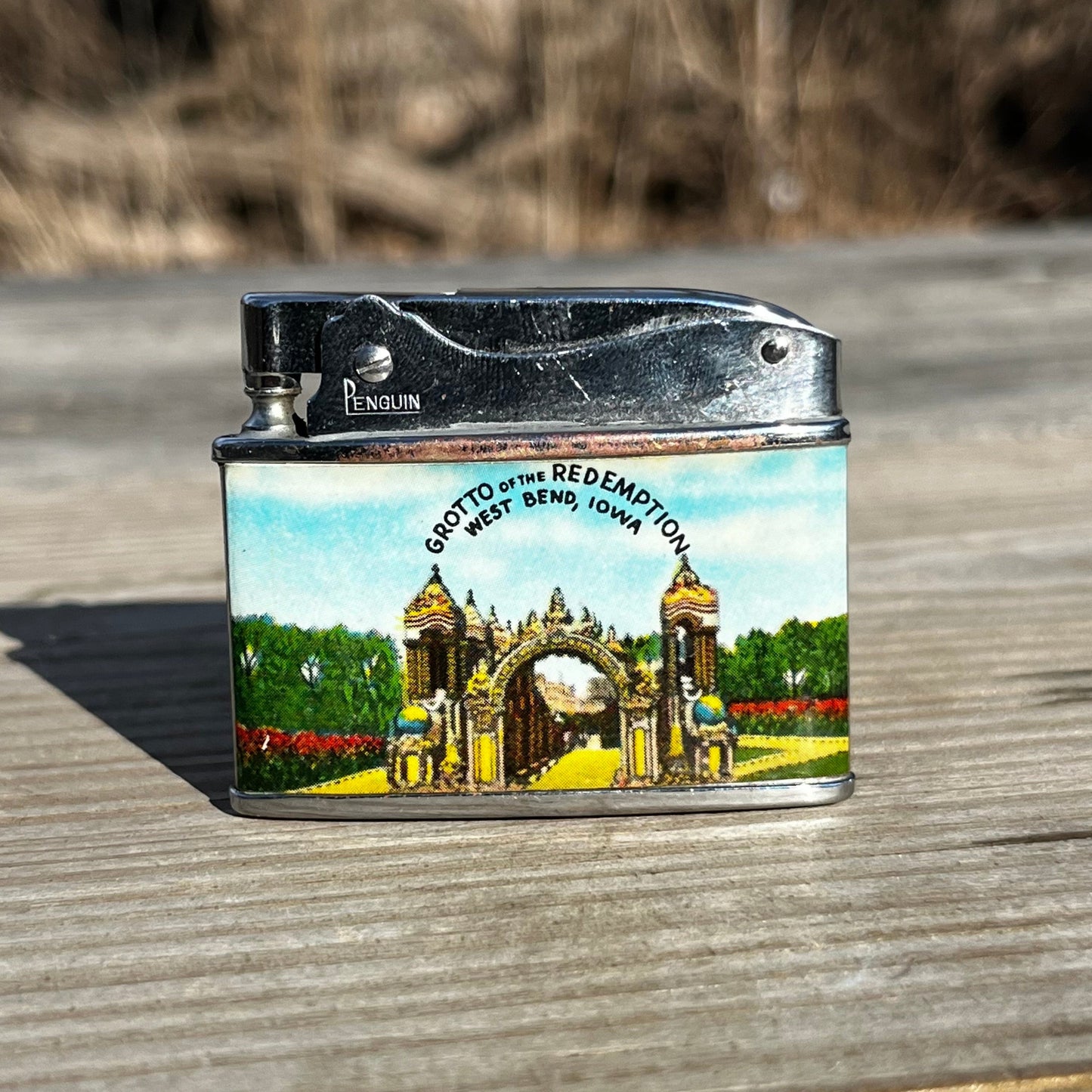 1970s Ohio grotto lighter.