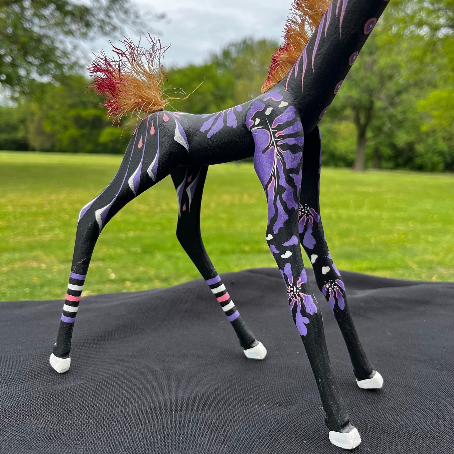 90s hand crafted Oaxacan giraffe Alebrije.