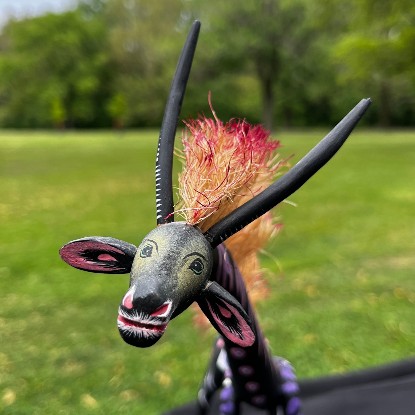 90s hand crafted Oaxacan giraffe Alebrije.