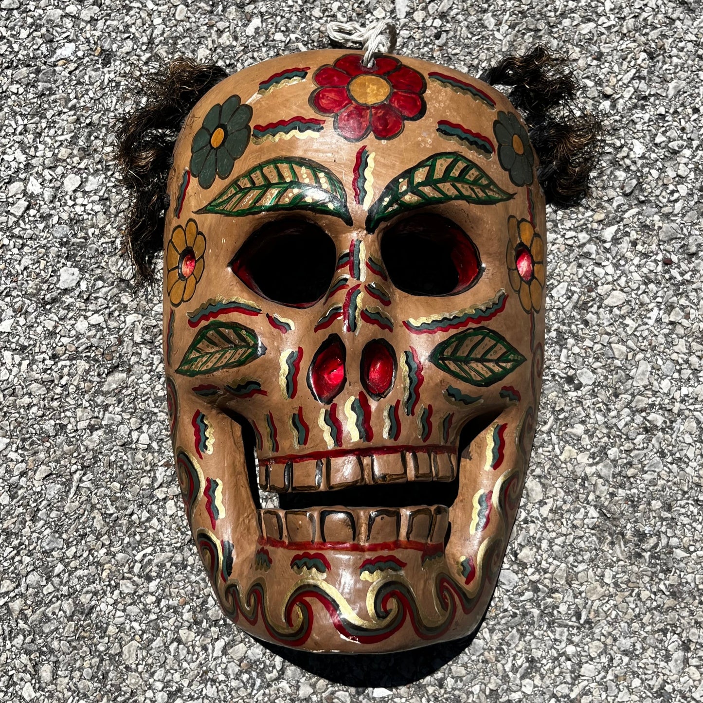 Vintage day of the dead Skull mask.