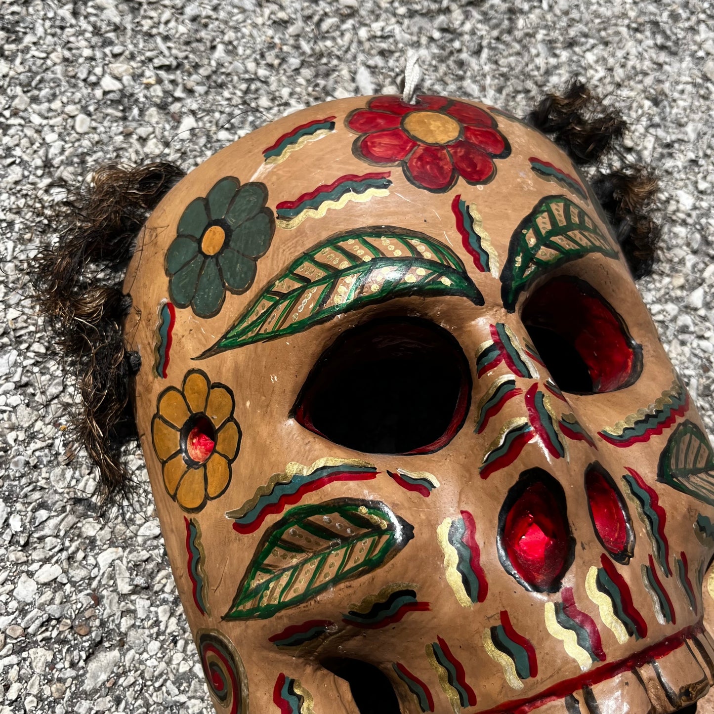 Vintage day of the dead Skull mask.