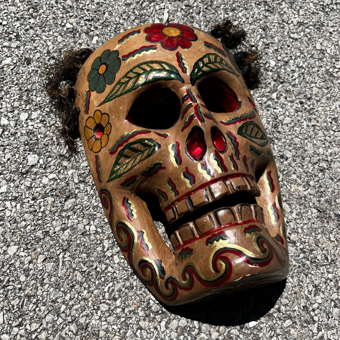 Vintage day of the dead Skull mask.