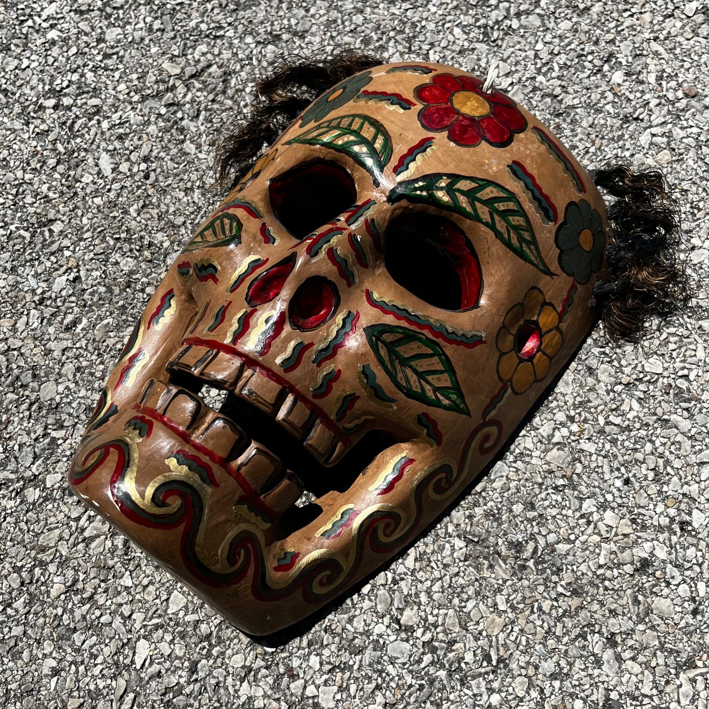 Vintage day of the dead Skull mask.