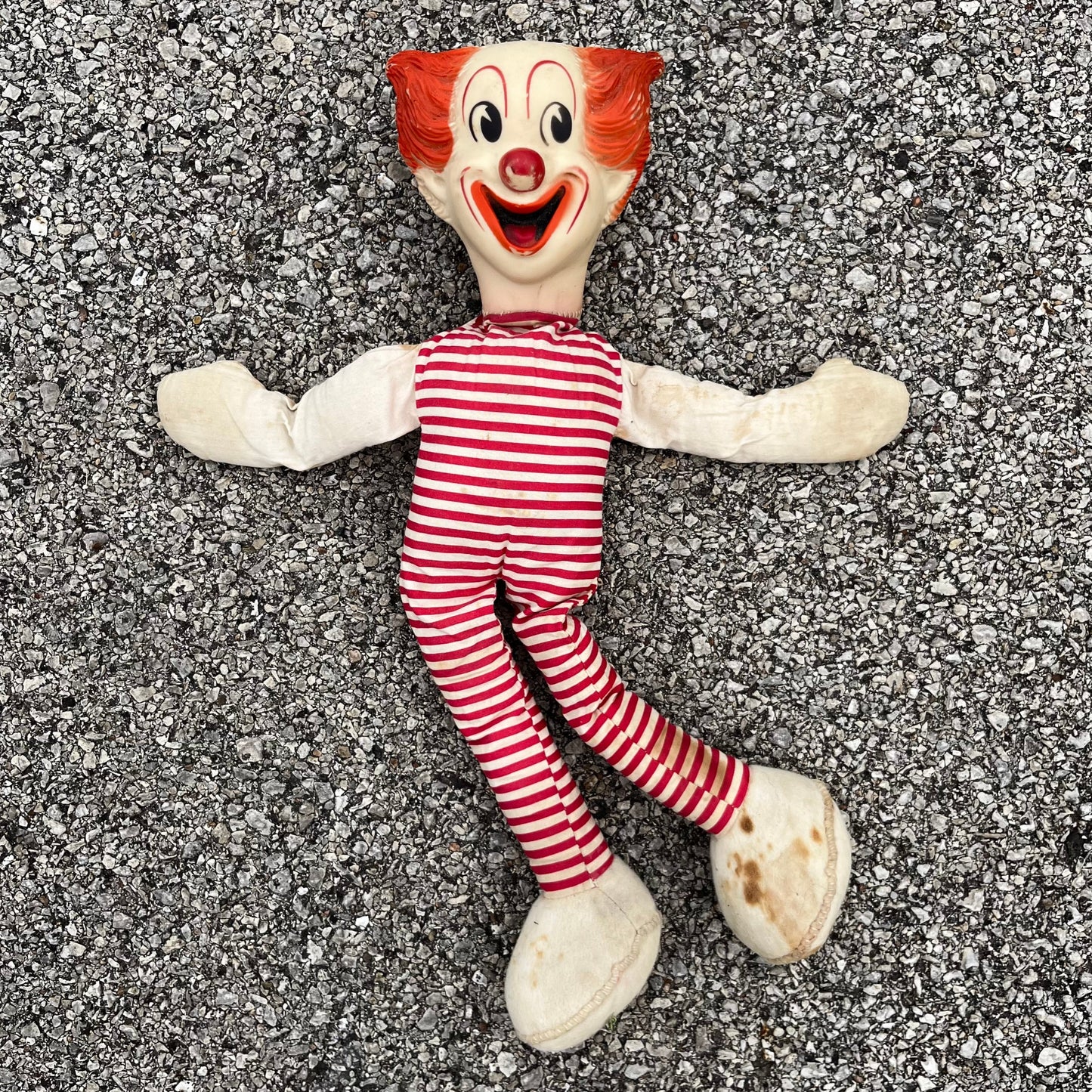 1960s Bozo the clown plush.