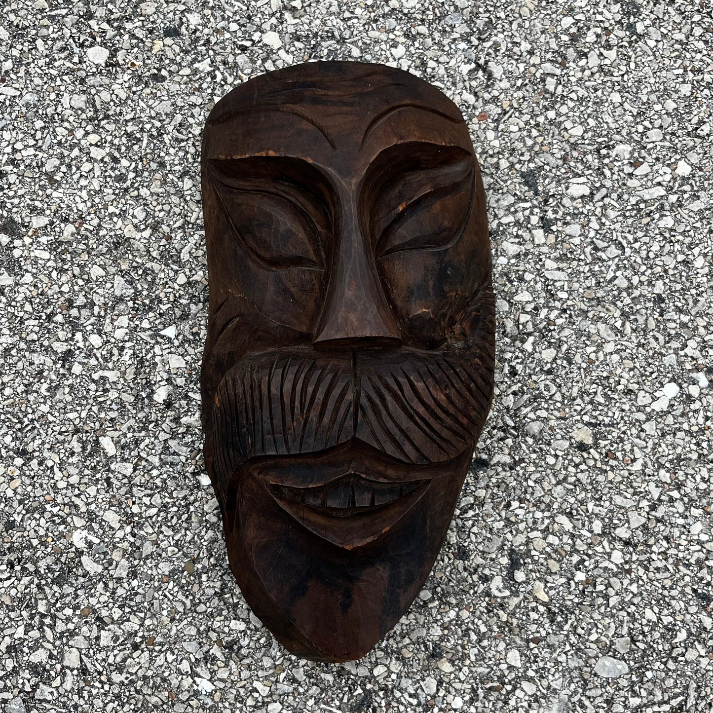 Vintage Hand carved Guatemalan mask.
