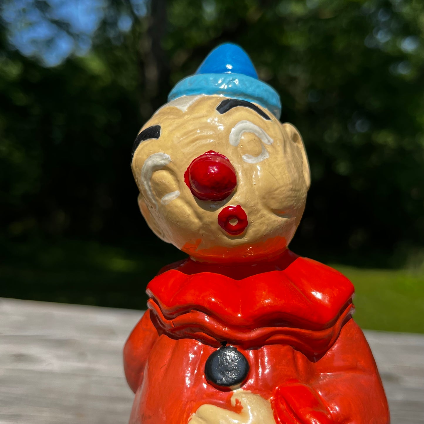1970s Chalkware clown.