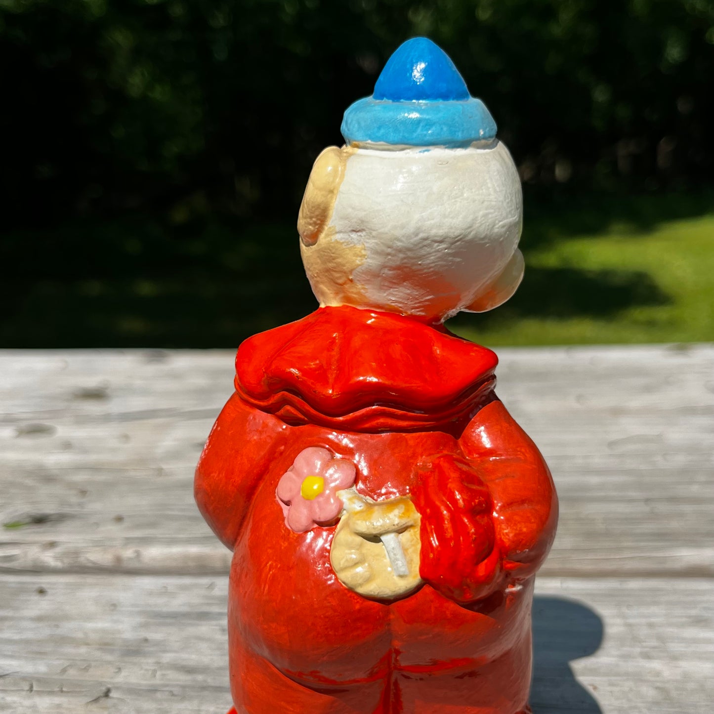 1970s Chalkware clown.