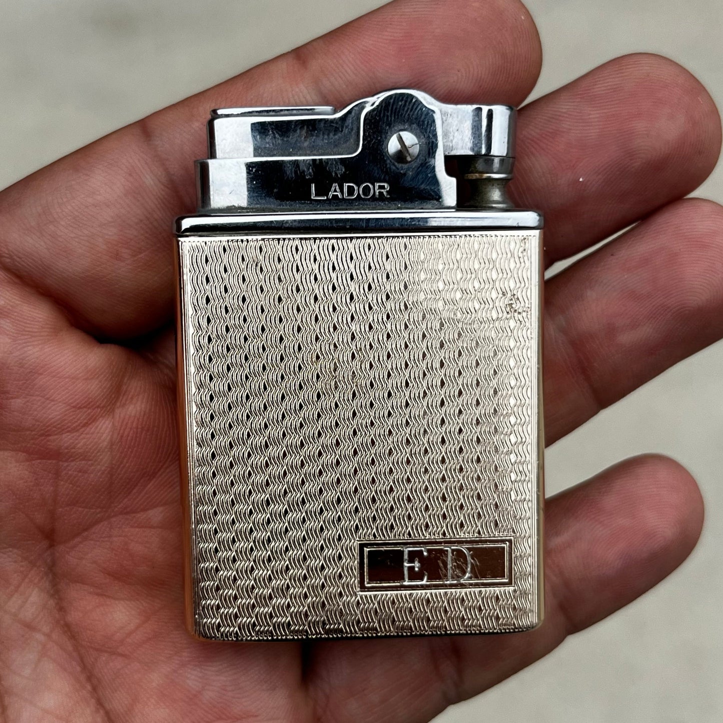 1950s Lador music box lighter.