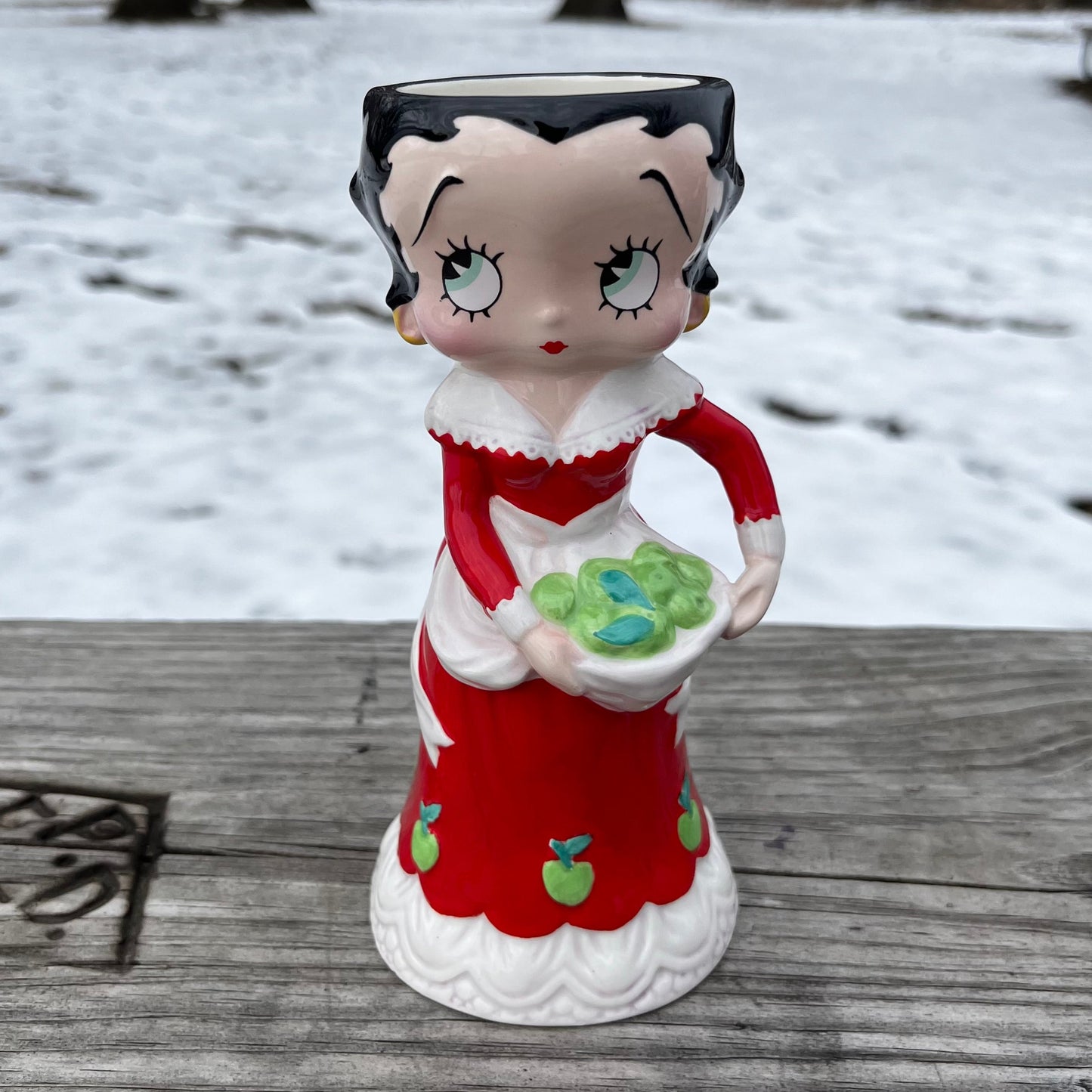 Retired 2002 Betty Boop vase.
