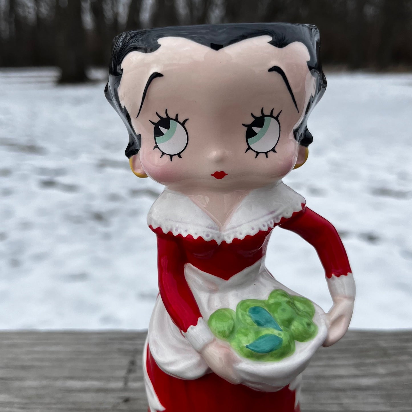 Retired 2002 Betty Boop vase.