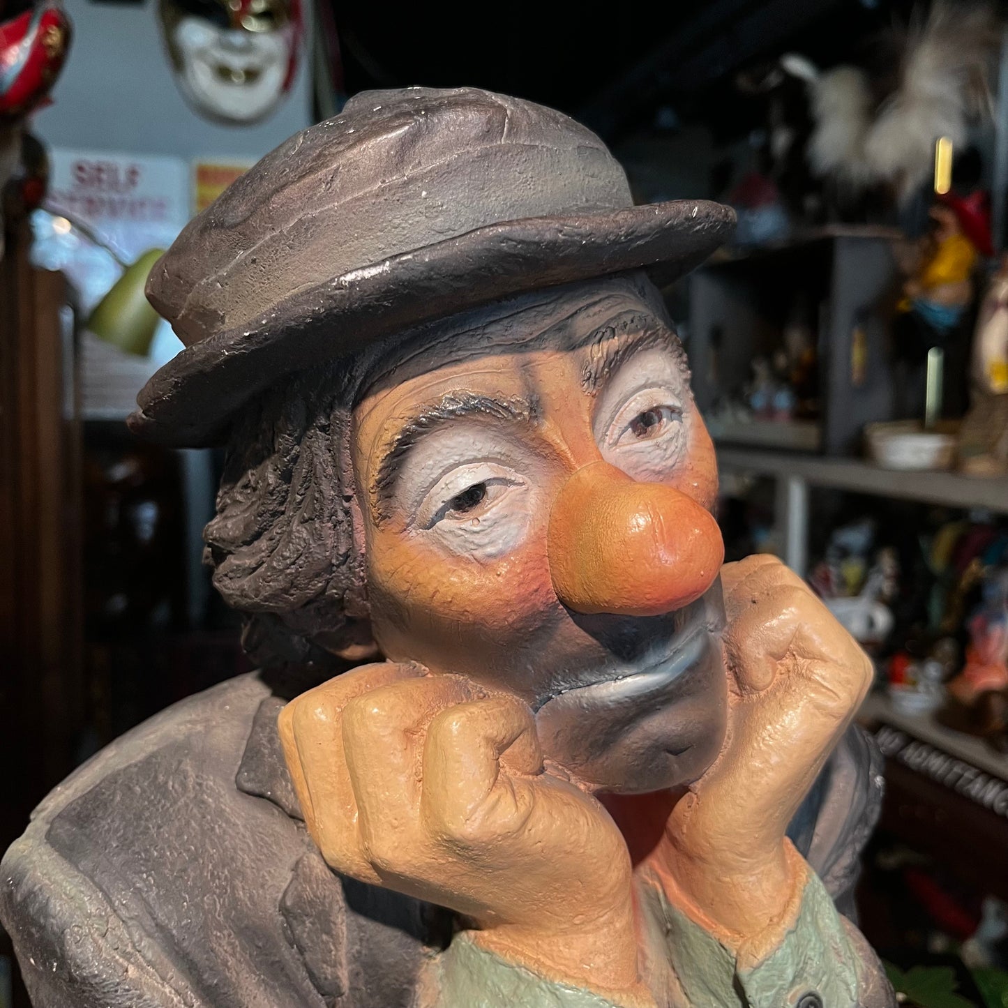 1987 Emmet Kelly Jr. bust.