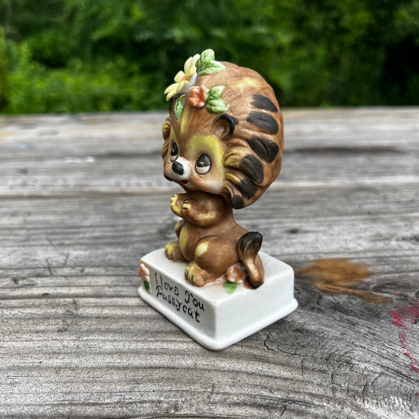1950s Ceramic lion.