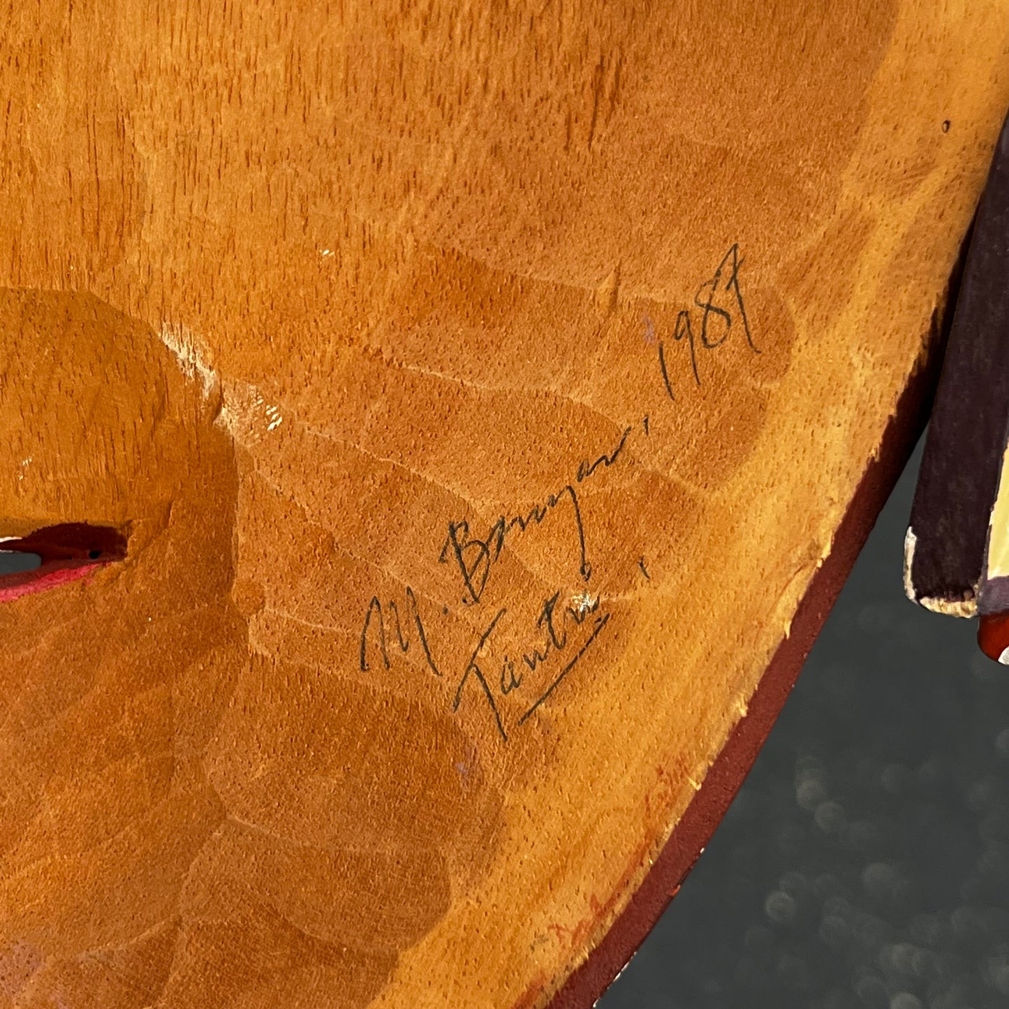 1984 Hand crafted "Tantu" mask.