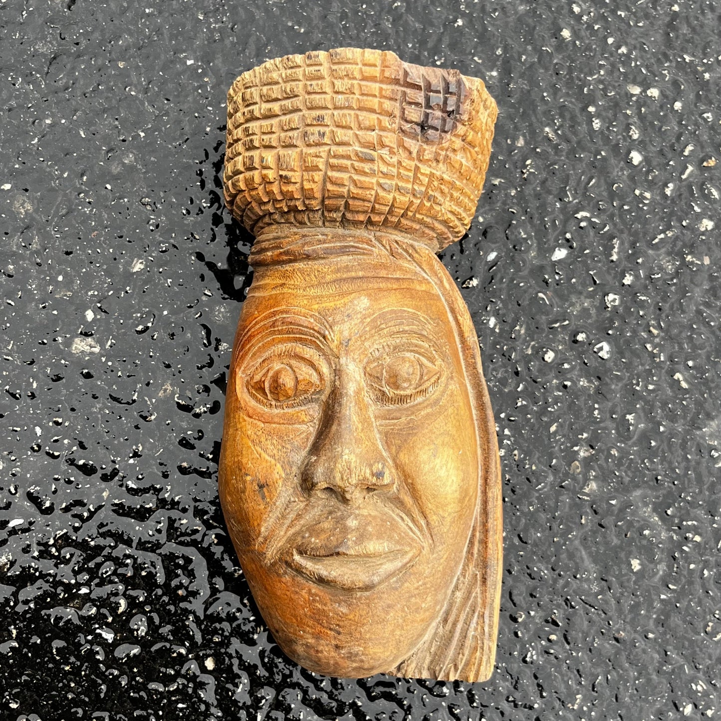 1994 Wooden Guatemalan mask.