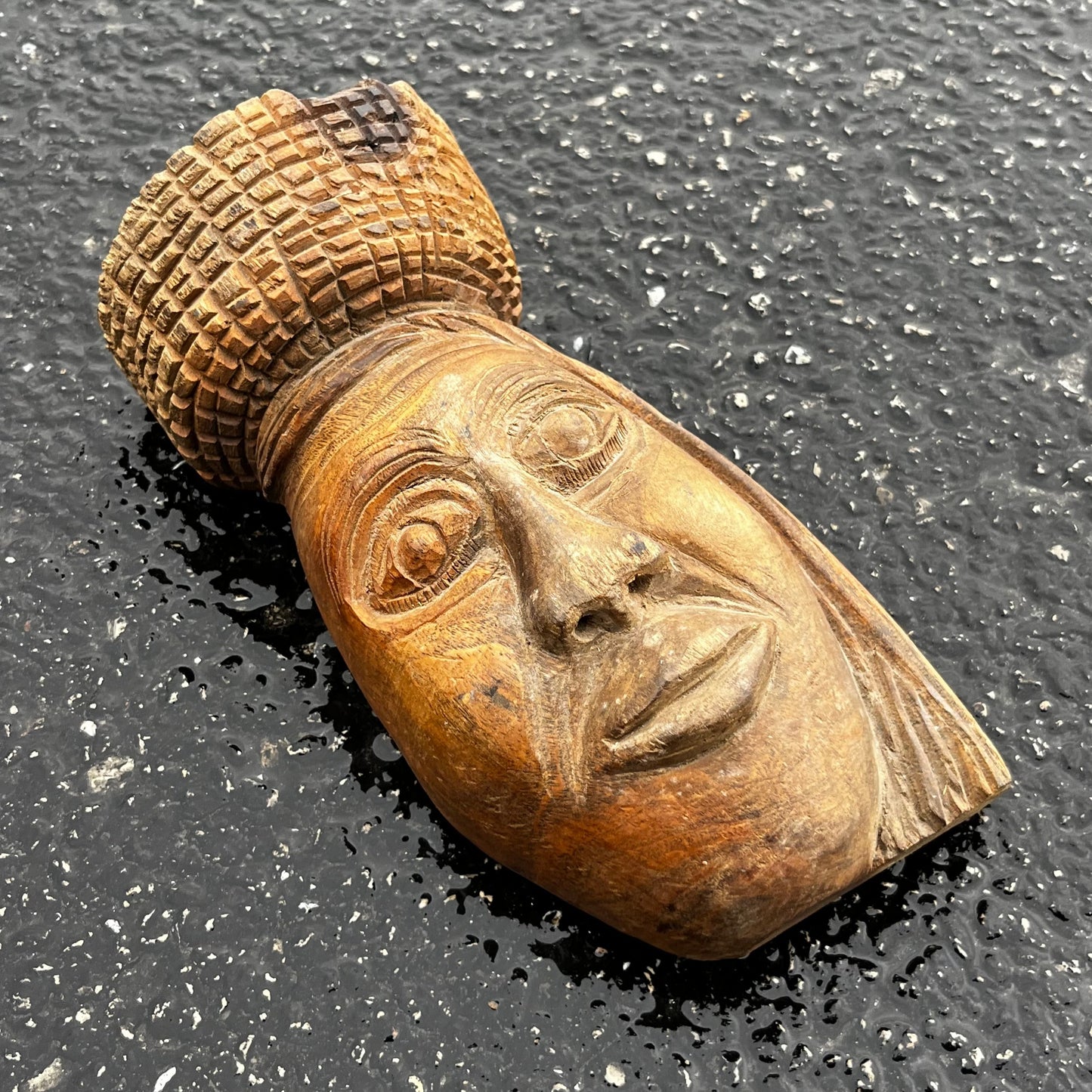 1994 Wooden Guatemalan mask.