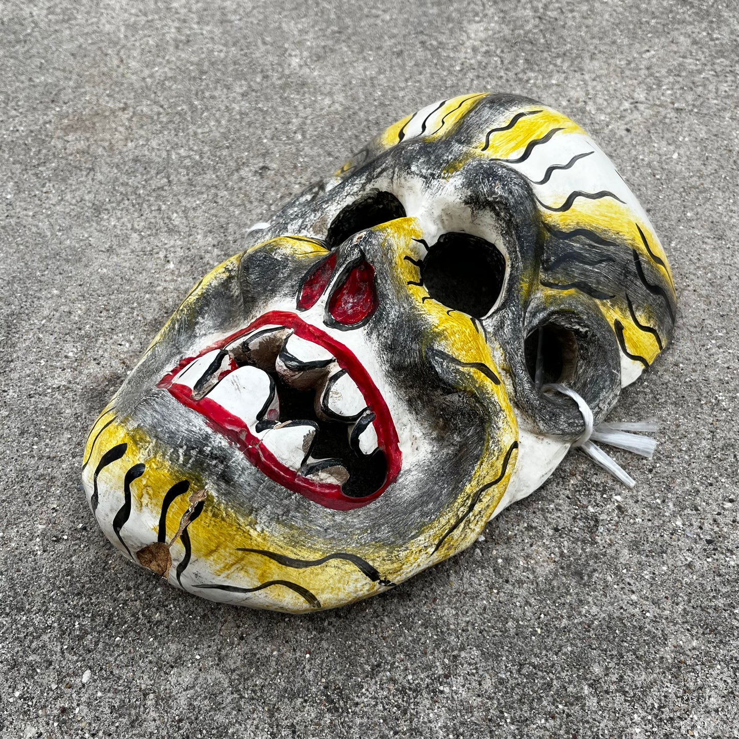 Vintage hand crafted Skull mask.