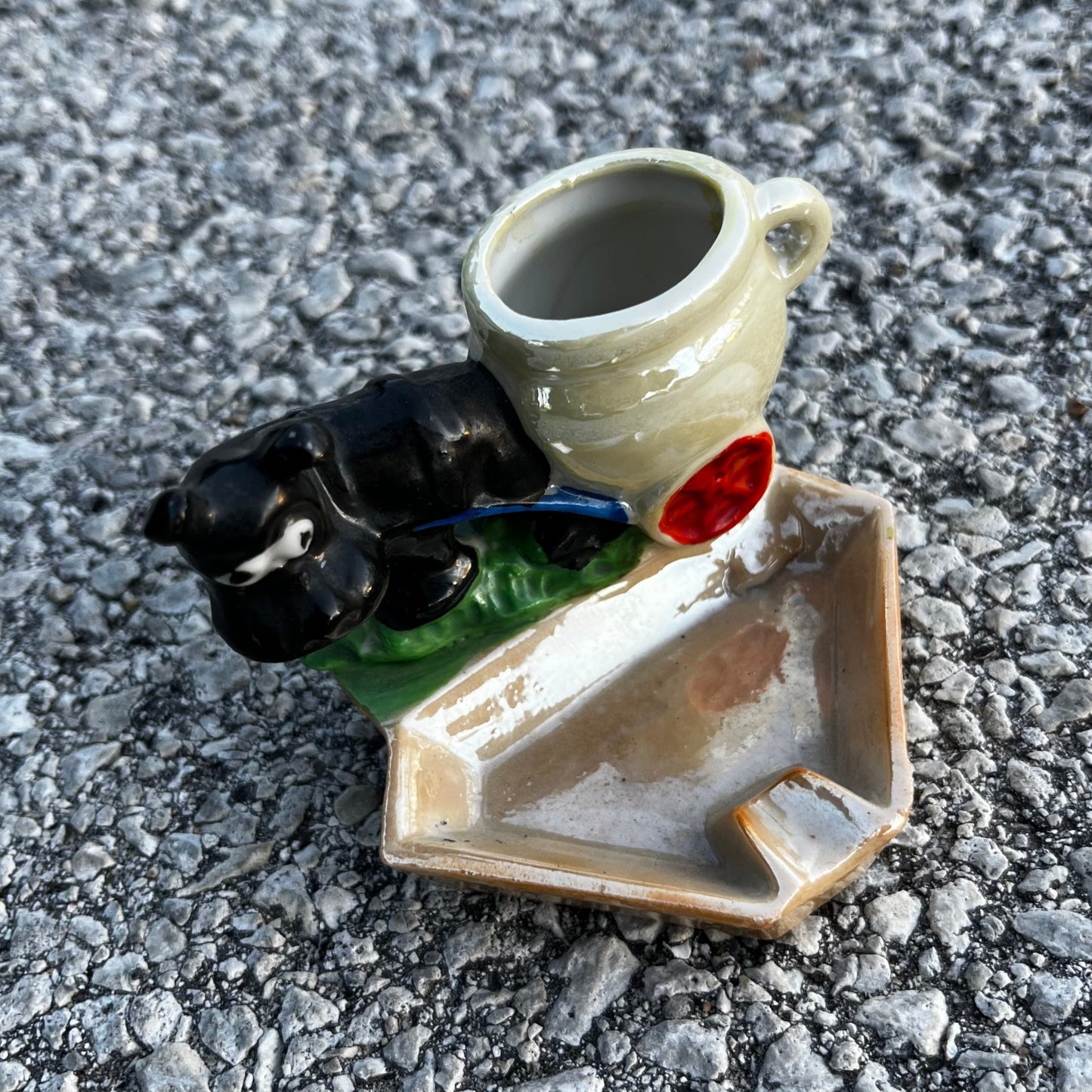 1940s Border terrier ashtray.