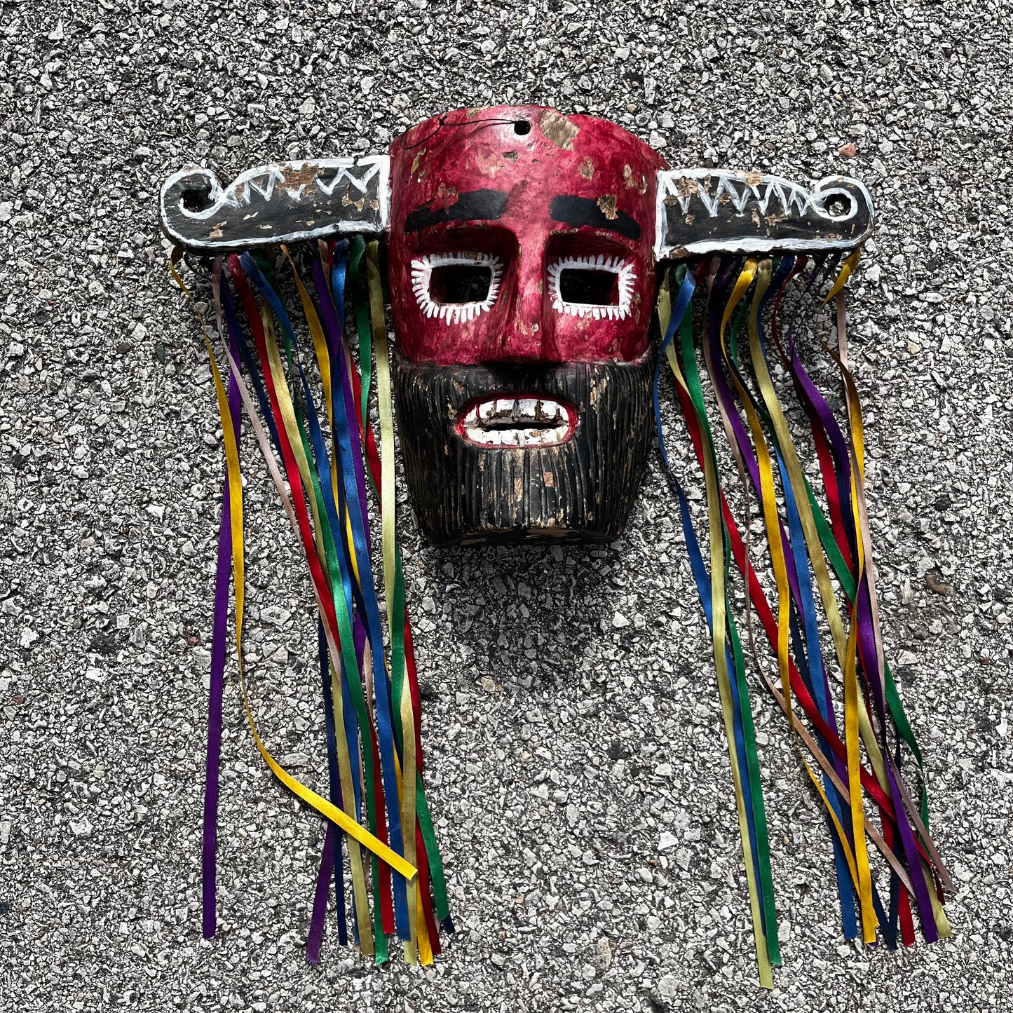 Vintage hand crafted Spaniard mask.