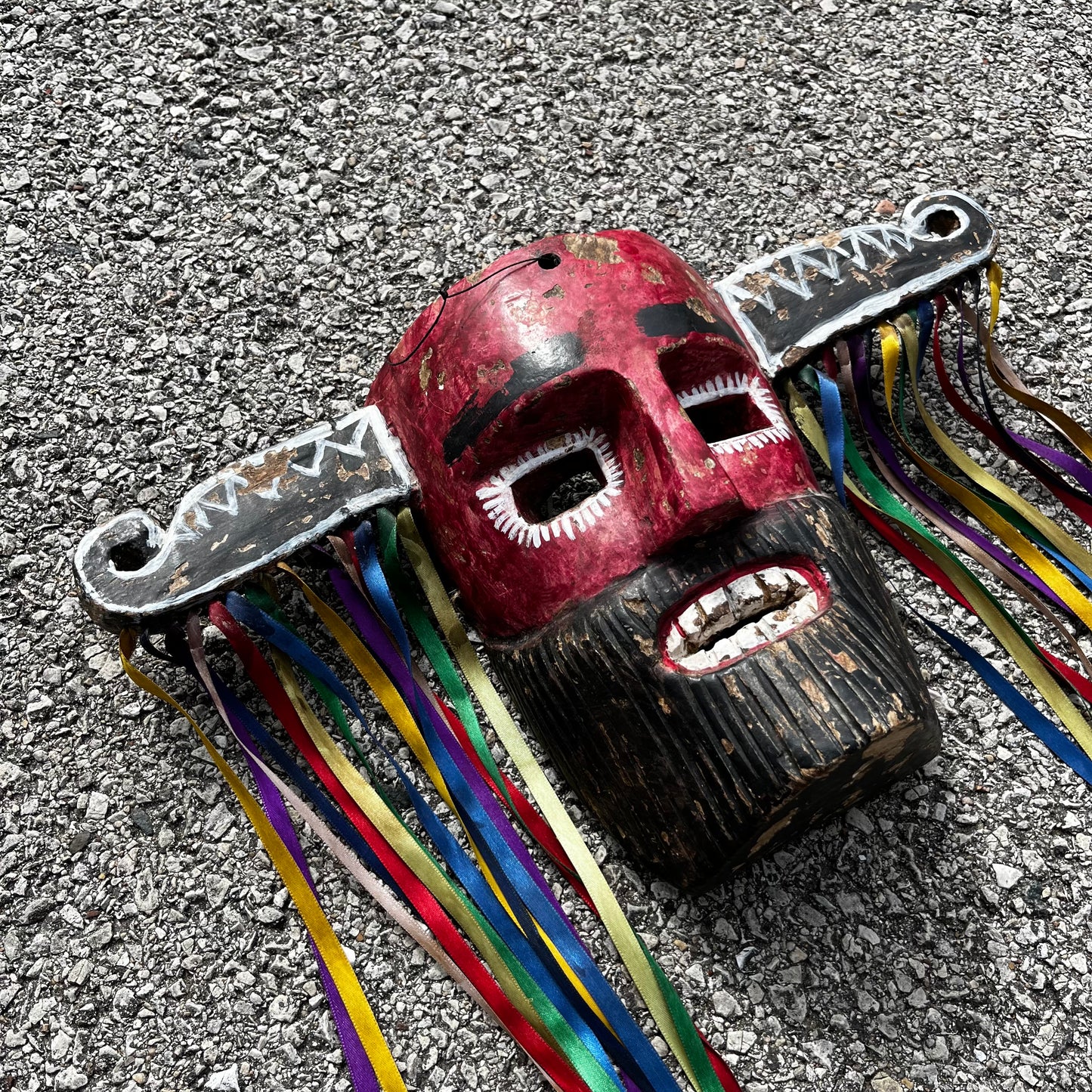 Vintage hand crafted Spaniard mask.