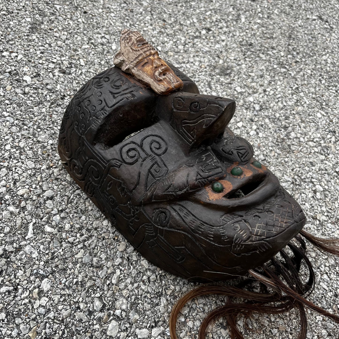 Vintage underworld dweller mask.