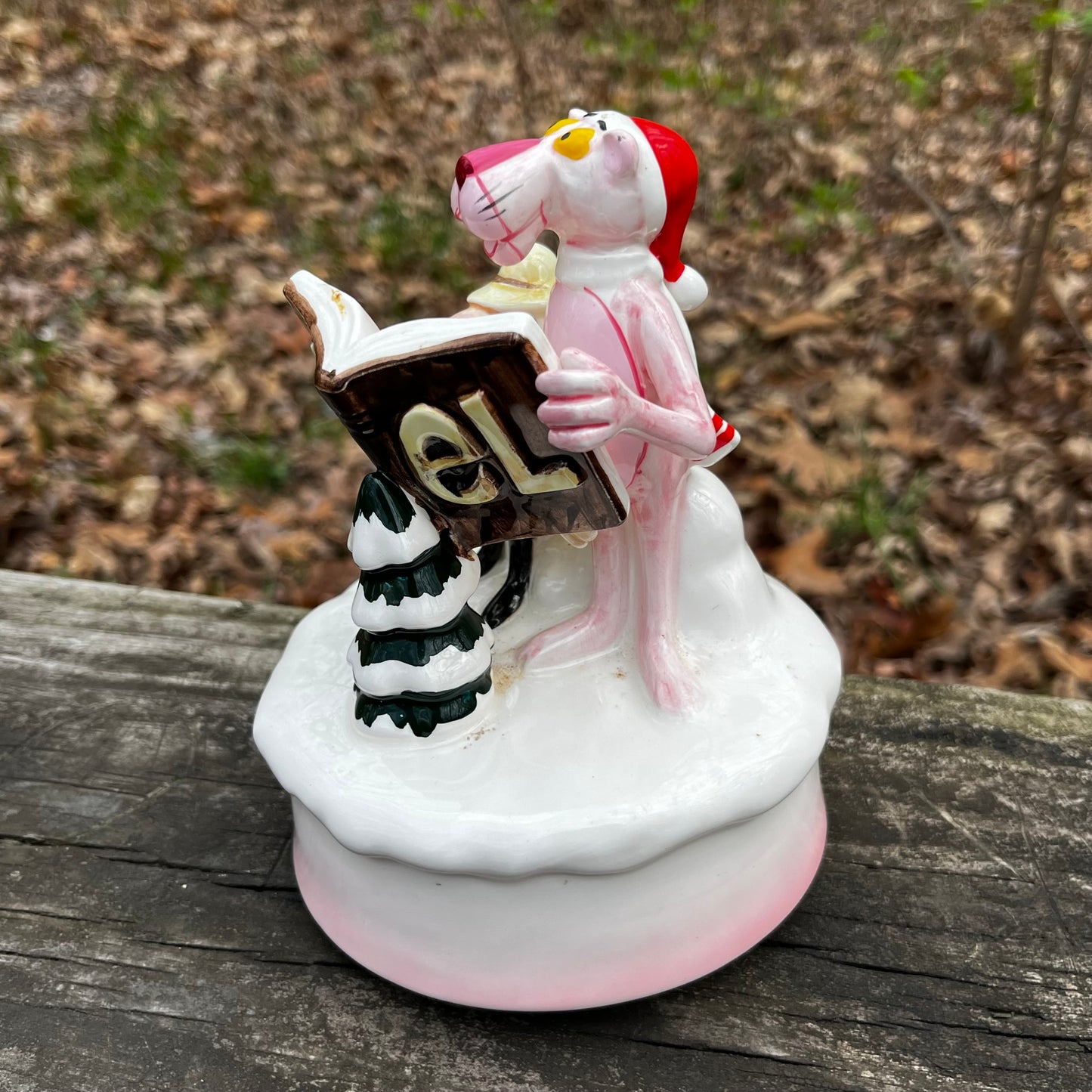 Vintage Pink Panther music box.