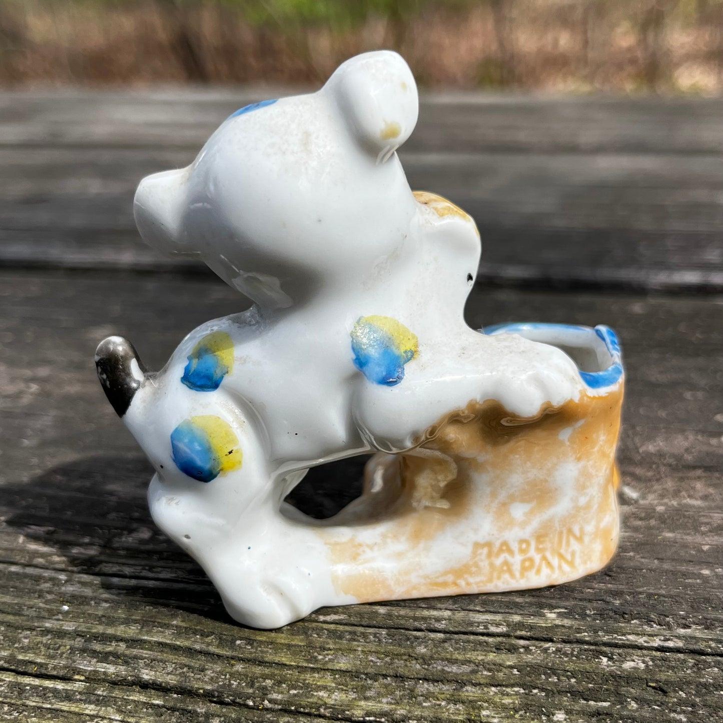 1950s Schnauzer toothpick holder.