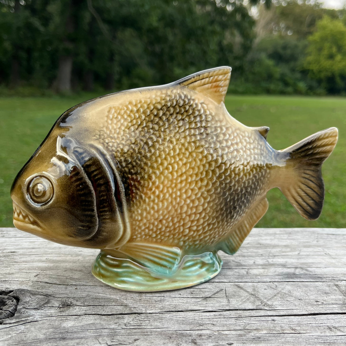 1970s Ceramic piranha.