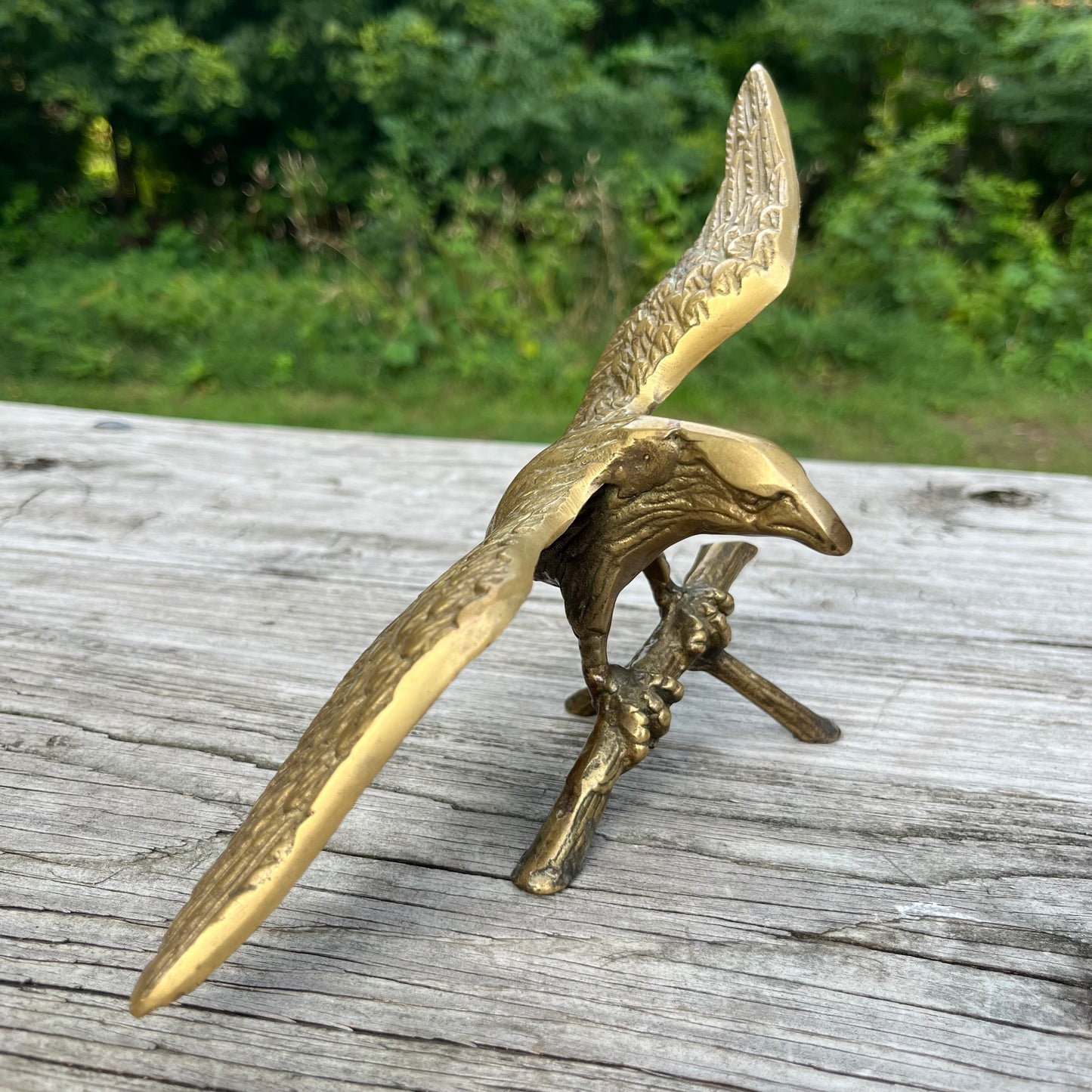 Vintage brass eagle.