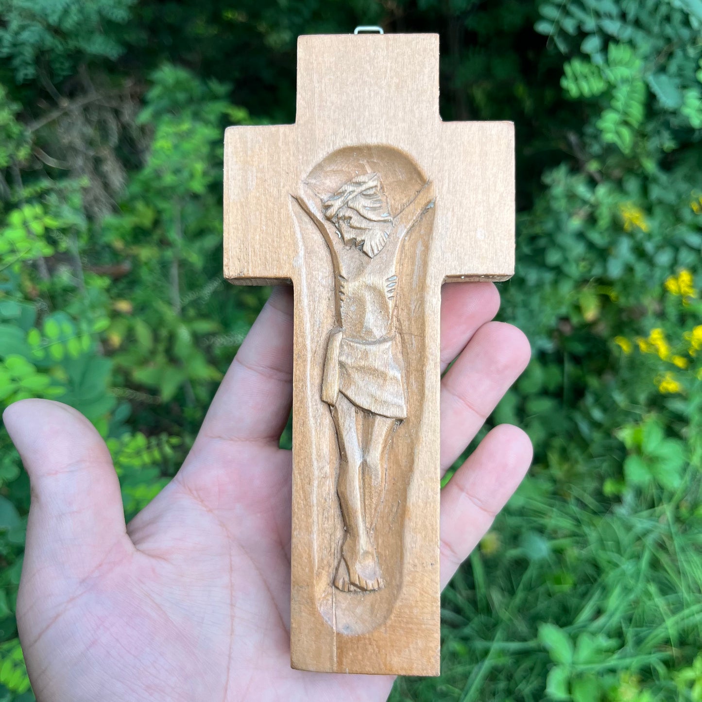 Vintage wooden crucifix.